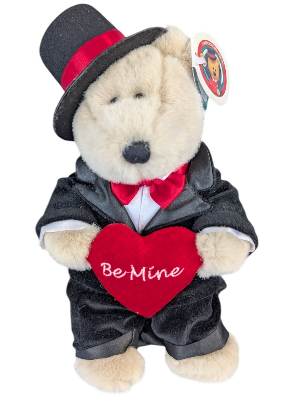 Starbucks Bearista 18th Edition Tuxedo Sweetheart BE MINE Teddy Bear 2002 W/ Tag